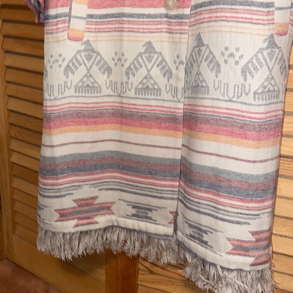 BLANKET COAT (LIGHTWEIGHT) BY SOFT SURROUNDINGS PXS (2-4) - Picture 4 of 6